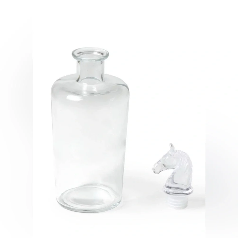 Decanter Horse Target Bullseye Playground. Made out of Glass. New.